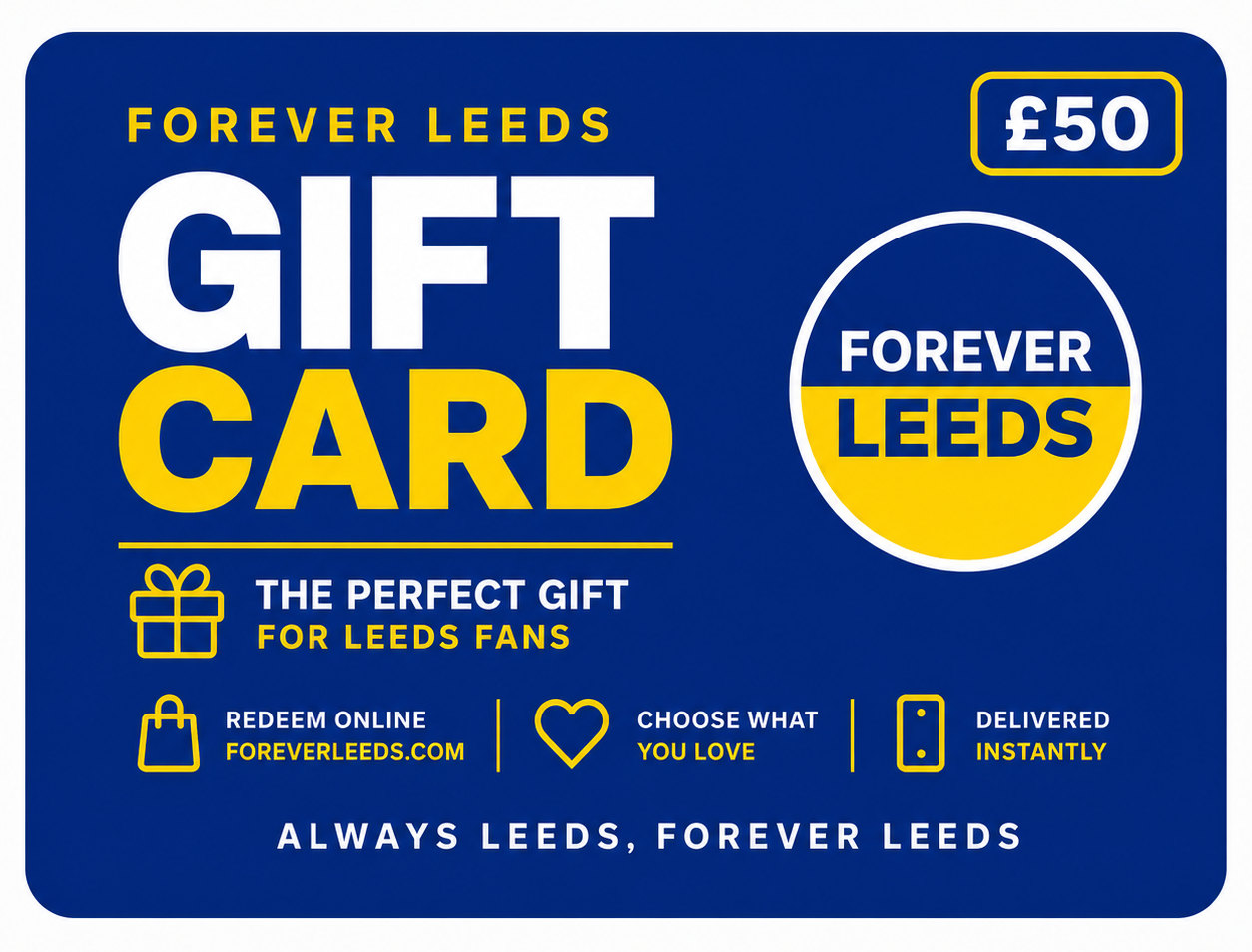 Forever Leeds Gift Card