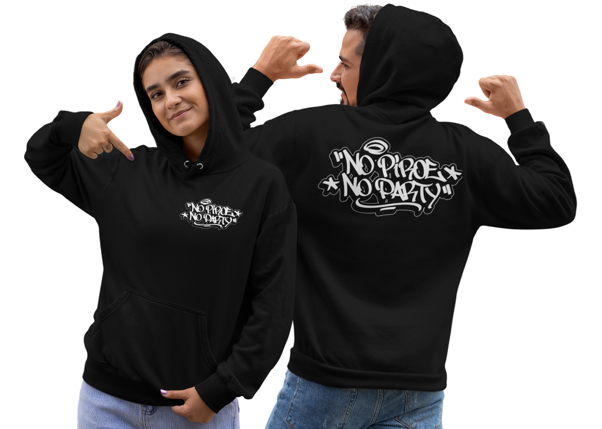 No Piroe, No Party Hoodie