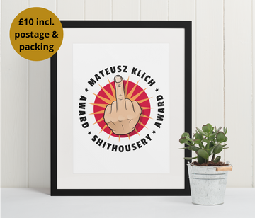 Klich Award A4 Print
